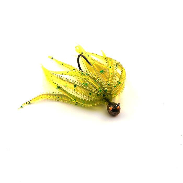 Isca de silicone eficaz para pesca
